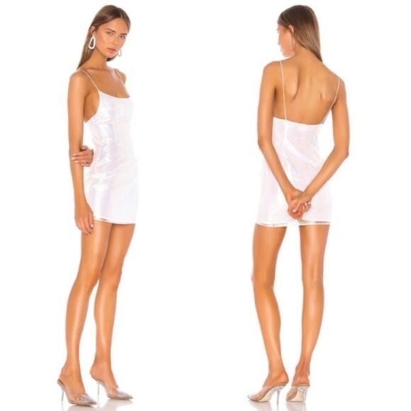 superdown Dresses & Skirts - Superdown Rosalind Mini Dress In Opal